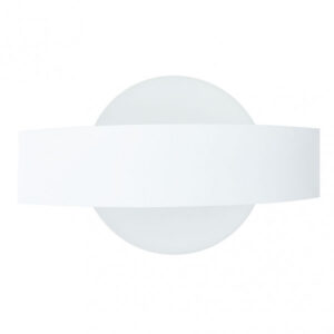 Aplique Barredor De Pared Circ.8w 4000k Arco Blanco 630 Lm Ip20 13x24x5 Cm