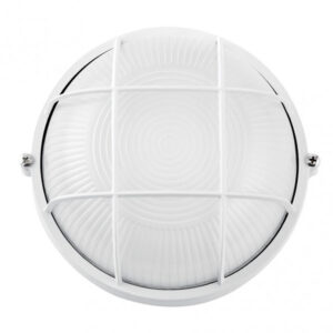 Aplique Ext. Aluminio Apus Grand.1xe27 Blanco Ip44 11x25x25 Cm