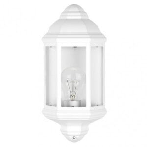 Aplique Exterior Aluminio Shaula 1xe27 Blanco Ip44 36,5x16,5x9,5 Cm