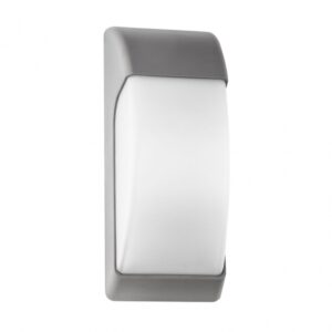 Aplique Exterior Espelta 1xe27 Gris Ip65 Policarbonato   32x12,9x13 Cm
