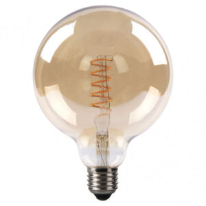 Bombilla Filamen.spiral Vert.globo 16x12,5d 4w 250 Lm E27 Ambar 2200k