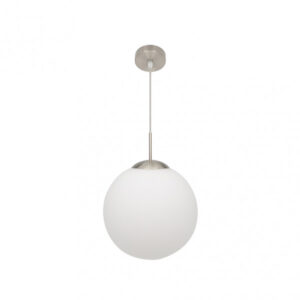 Colgante Astro 1xe27 Blanco/niquel Regx30x30 Cm