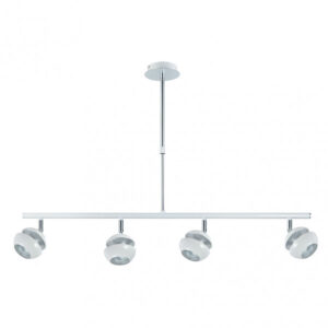 Colgante Beethoven Blanco/plata 4xgu10