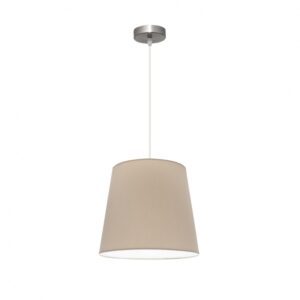 Colgante Maldivas 1xe27 Niquel/piedra Regx35x35 Cm