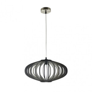 Colgante Sapelli 1xe27 Madera Cafe Regx45x45 Cm