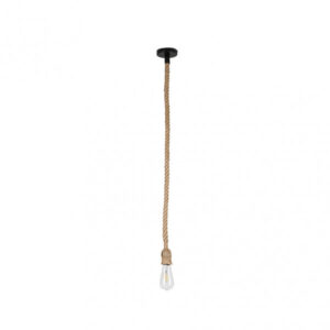 Colgante Cabo 1xe27 Cuerda 140x10x10 Cm