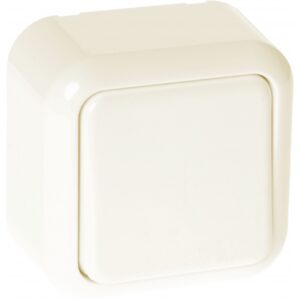 Conmutador Ancient 1 Tecla Beis 6x6x3 Cm
