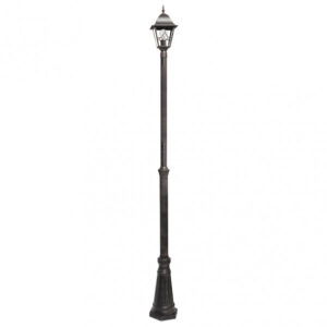 Farola Exterior Aluminio Bootes 1xe27 Marron Ip44  220x18x18 Cm