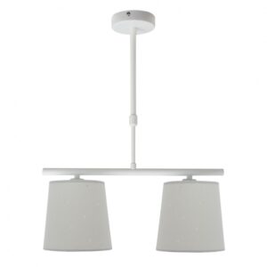 Lampara Consciencia 2xe14 Gris Regx39x16 Cm