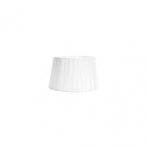 Pantalla Laura E27 Blanca 20dx15dx12h Conica Abierta