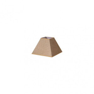 Pantalla Piramide Divos E27 Marron 17dx8dx13h Saco-yute