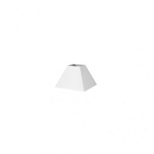 Pantalla Piramide Mezzo E27 Blanco 15dx8dx11h  Tejido Popelin