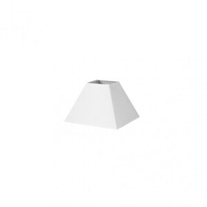 Pantalla Piramide Mezzo E27 Blanco 20dx10dx15h   Tejido Popelin