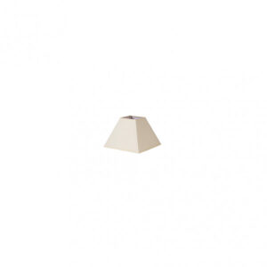 Pantalla Piramide Mezzo Pinza Beis 12dx7dx10h  Tejido Popelin