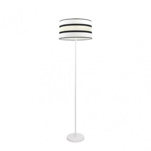 Pie Salon Karla 1xe27 Blanco/beis 149x40x40 Cm