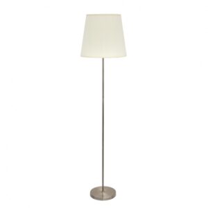 Pie Salon Maldivas 1xe27 Cuero/beis 175x40x40 Cm
