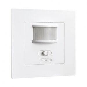 Sensor Encastrar Movim. E Infrarr. Move Vi Blanco Alcance 9m 160º IP20 8,2x8,2x5 Cm  Corte 7x7 Cm Regulable Tiempo e intensidad