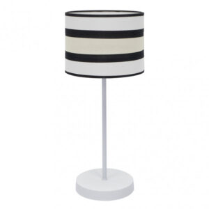 Sobremesa Grand. Karla 1xe27 Blanco/beis 61x25x25 Cm