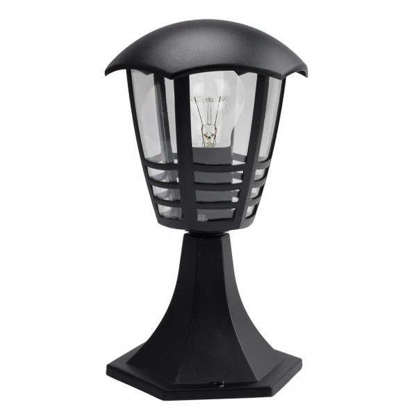 sobremuro-exterior-aluminio-alnilan-1xe27-negro-30x16x16-cm-ip44