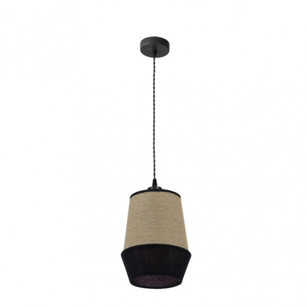 colgante-campana-1xe27-natural-negro-30d