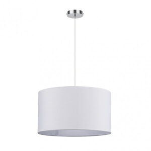 Colgante Chanza 2xe27 Cromo/blanco Regx40x40 Cm