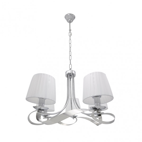 lampara-baeza-5xe14-cromo-pantalla-blanca-78x60x60-cm