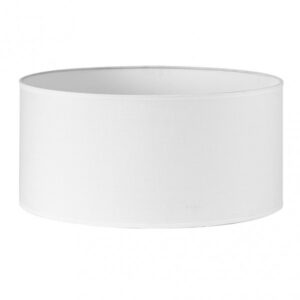 Pantalla Cilindrica Dori M10 Blanca 60Dx60dx30h Cm Tejido Popelin
