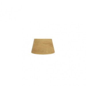 Pantalla Salma E27 Madera Clara 15dx12dx13h Conica Abierta