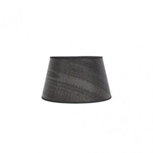Pantalla Salma E27 Madera Negra 25dx20dx15h Conica