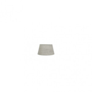 Pantalla Salma Pinza Cemento Gris 10dx8dx8h Conica  Abierta