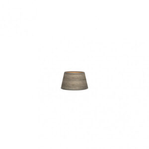 Pantalla Salma Pinza Madera Gris 10dx8dx8h Conica   Abierta