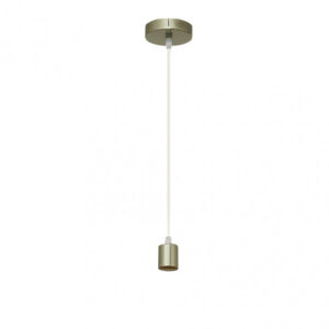 Arm.colgante Cara 1xe27 Cuero Regx10x10 Cm