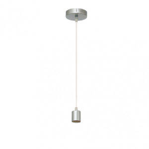 Arm.colgante Cara 1xe27 Niquel Regx10x10 Cm