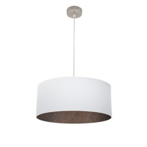 Colgante Tatiana 1xe27 Niquel/blanco-oxido Regx50x50 Cm