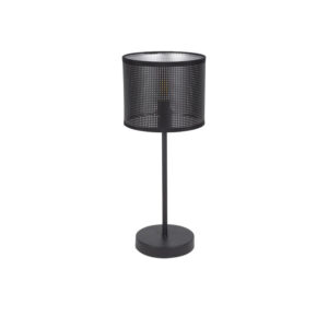 Sobremesa Anastasia 1xe14 Negro/negro-plata 42,5x17x17 Cm