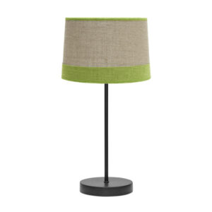 Sobremesa Tietar 1xe14 Saco/verde 44x22x22 Cm