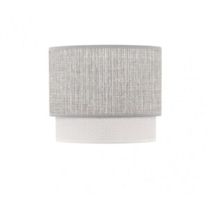 Pantalla Sobremesa Kenya E14 Gris/blanco 18Dx16dx15h