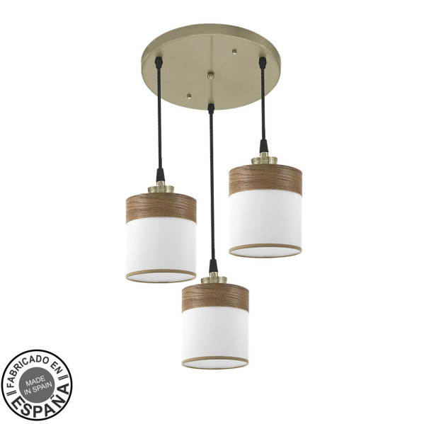 plafon-cloe-3xe27-niquel-blanca-madera-oscura