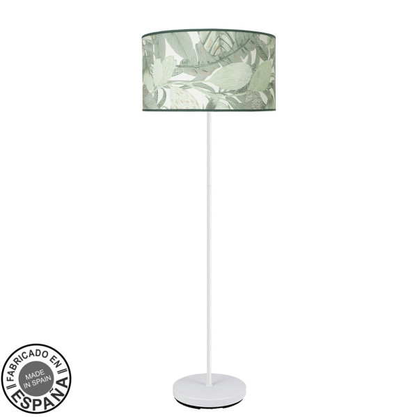 pie-salon-moda-1xe27-blanco-hoja-verde-163x40x40cm