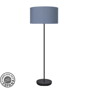 Pie Salon Moda 1xe27 Negro/azul 163x40x40cm