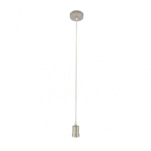 Arm.colgante Puja 1xe27 Niquel Regx10x10 Cm