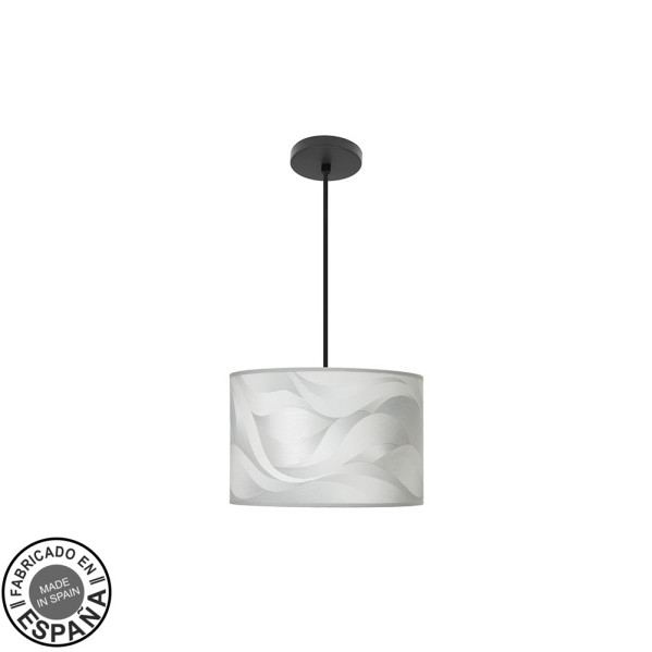 colgante-moda-1xe27-negro-ola-gris-regx30x30cm