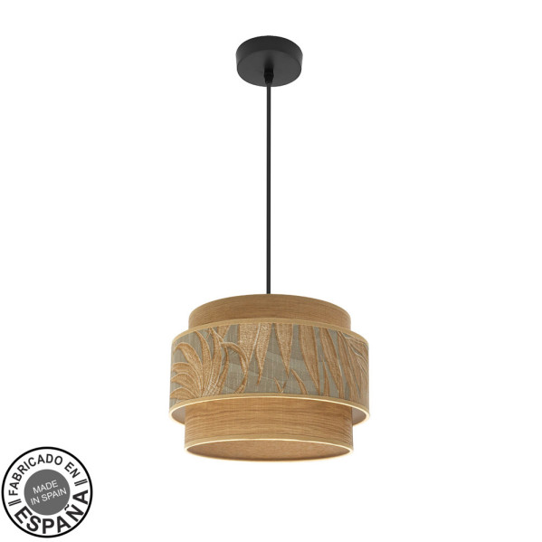 colgante-samoa-1xe27-negro-camel-regx30d