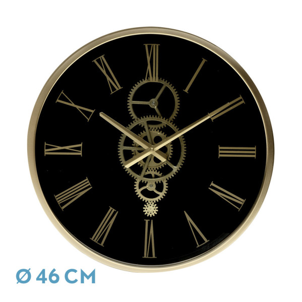 reloj-de-pared-duque-negro-oro-46x46x7cm-engranaje-s-con-movimiento