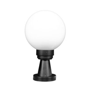 Sobremuro Exterior Abanto 1xe27 Negro Ip44 35x20x20 Cm
