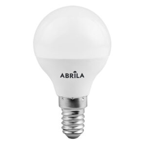 Bombilla Esferica 7w 3000k Abrila E14 630lm  9x4,5x4,5 Cm