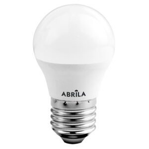 Bombilla Esferica 7w 4000k Abrila E27 630lm  9x4,5x4,5 Cm