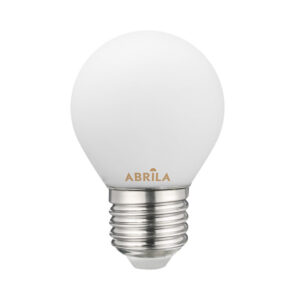 Bombilla Esferica Filam.opal 4w 3000k Abrila E27  360lm 7,2x4,5x4,5 Cm