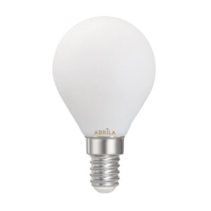 Bombilla Esferica Filam.opal 4w 4000k Abrila E14  360lm 7,8x4,5x4,5cm