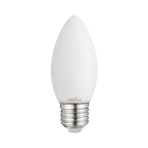 Bombilla Vela Filam.opal 6w 6000k Abrila E27  540lm 9,7x3,5x3,5cm